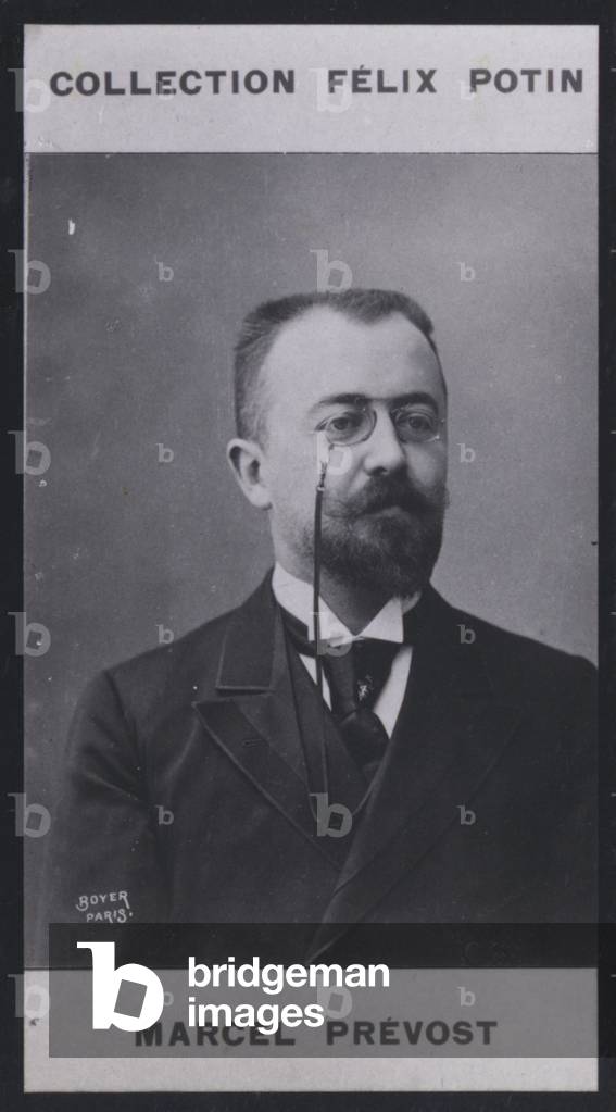 Marcel Prevost (1862) (b/w photo)