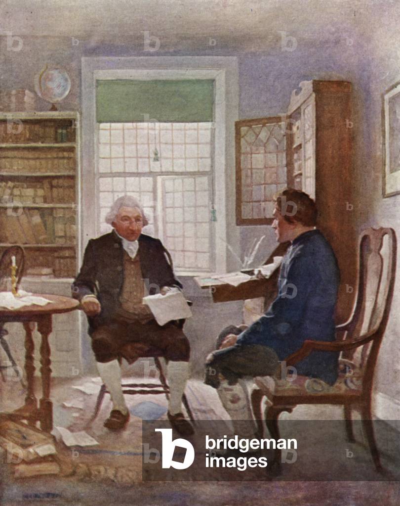 Illustration for Kidnapped by Robert Louis Stevenson (colour litho)