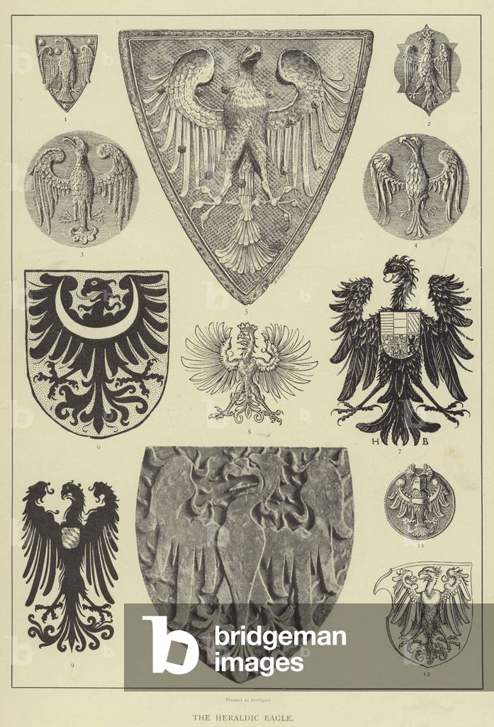 The Heraldic Eagle (litho)