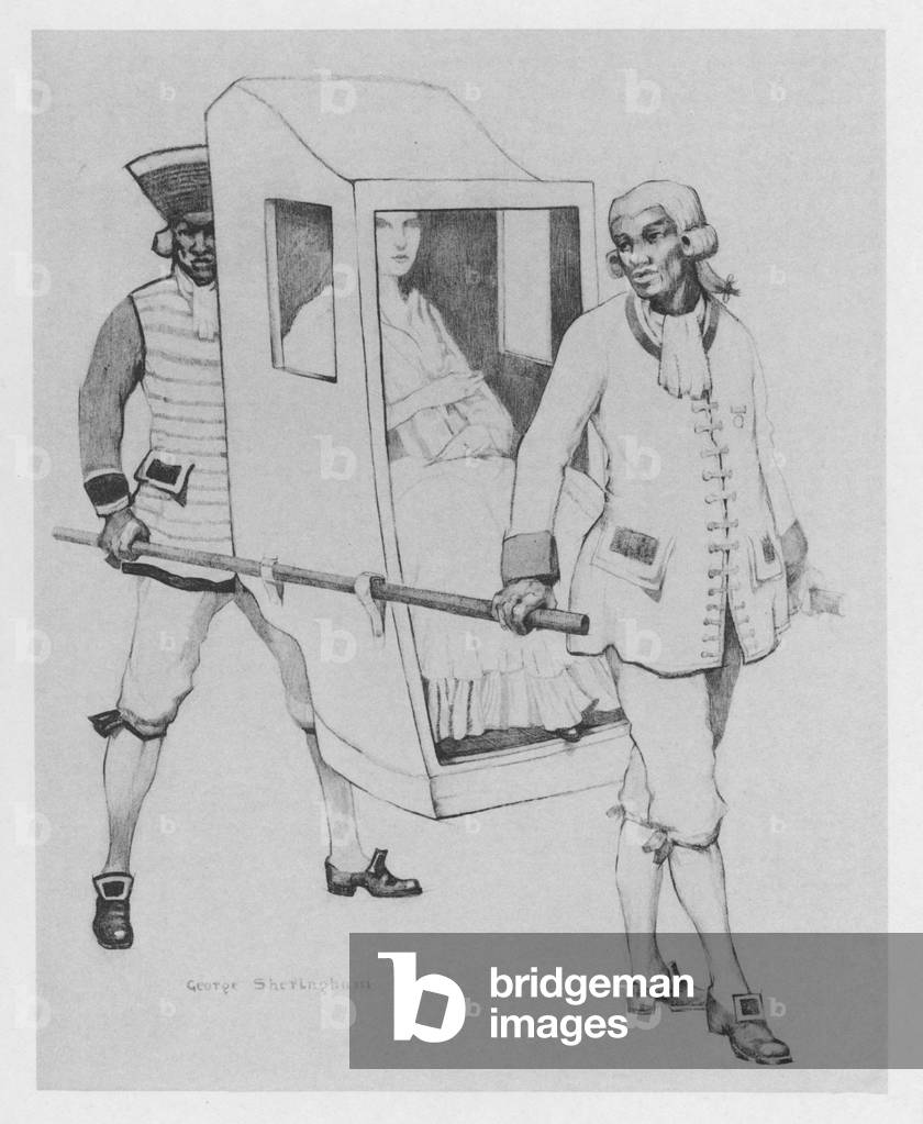 Illustration for The Duenna by Sheridan (colour litho)