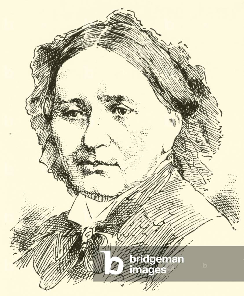 Clara (Josephine) Schumann (engraving)