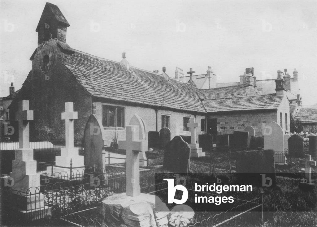 St Ann's Old Church, Buxton (b/w photo)