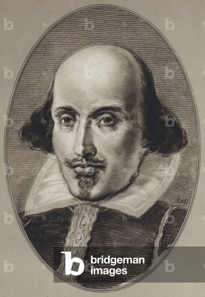 Portraits of Famous Men: Shakespeare (litho)