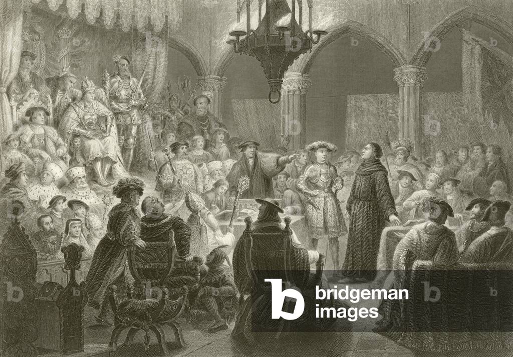 Martin Luther at the Diet of Worms (engraving)