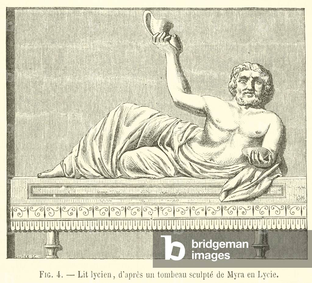 Lit lycien (engraving)