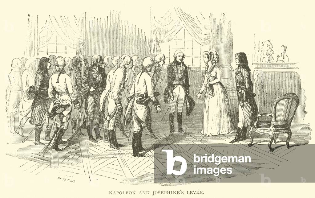 Napoleon and Josephine's Levee (engraving)