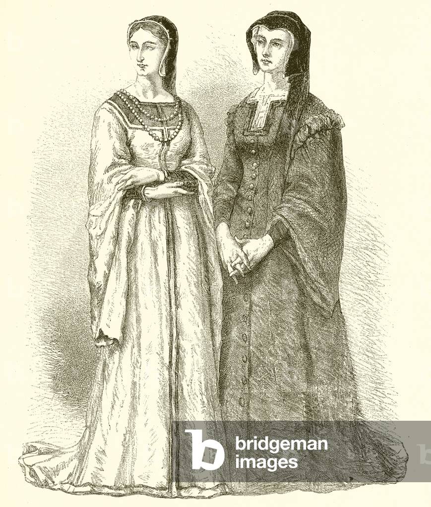 Margaret de Valois and Louise de Savoie (engraving)