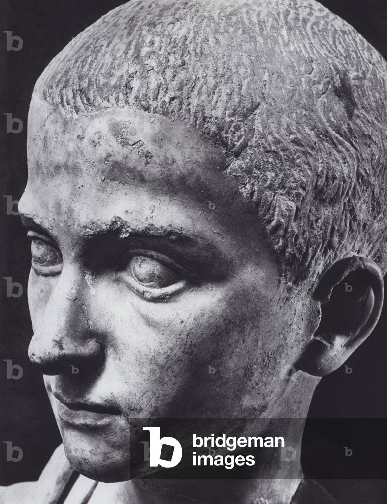 Roman Portraits: Male Portrait (b/w photo)