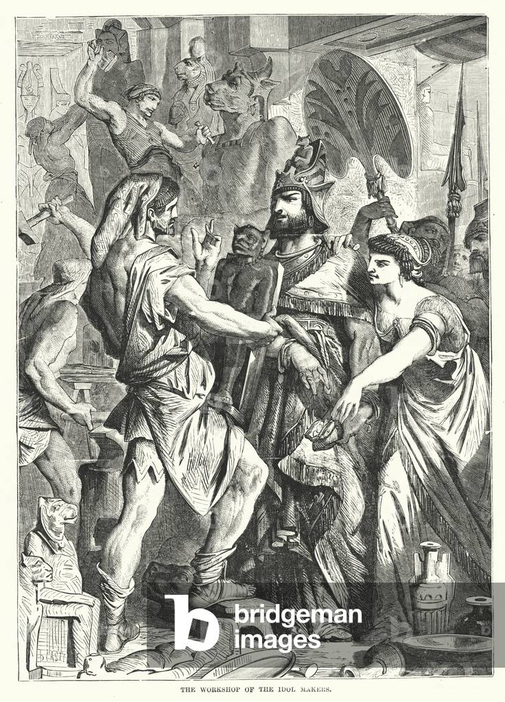 The Workshop of the Idol Makers (engraving)