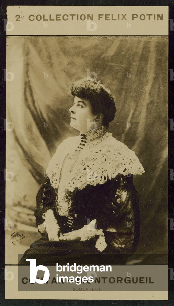 Laure Coutan-Montorgueil, Sculpteur, 1871 (b/w photo)