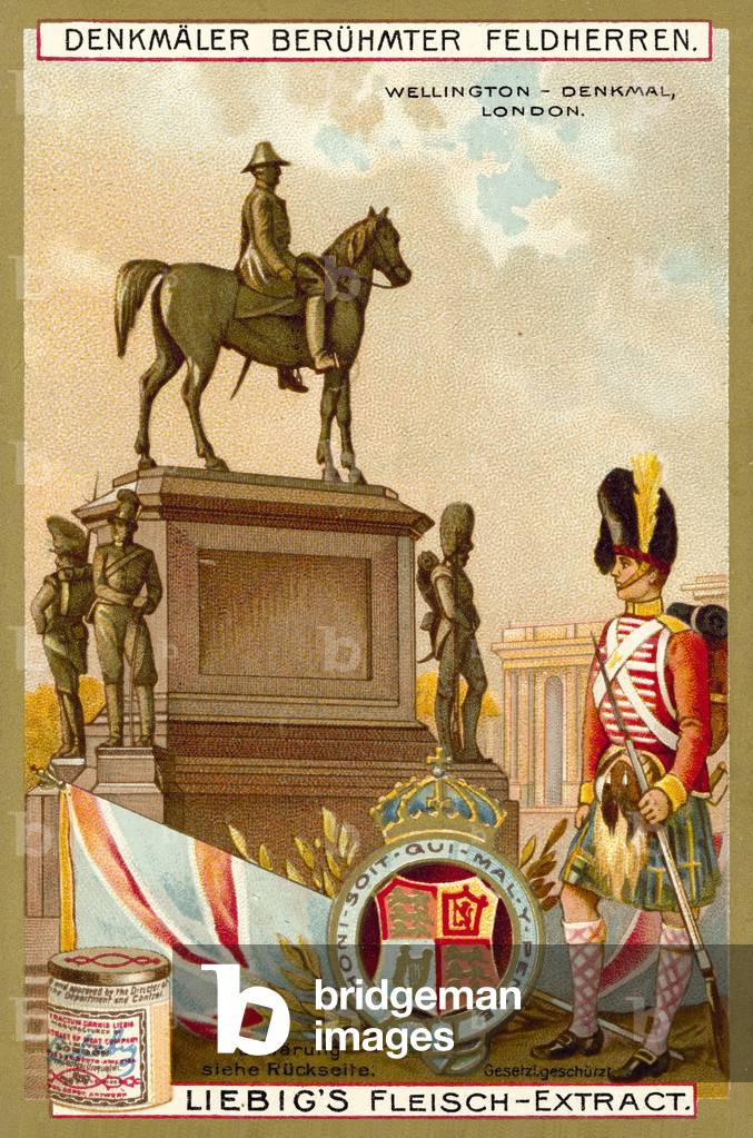 Wellington Monument, London (chromolitho)