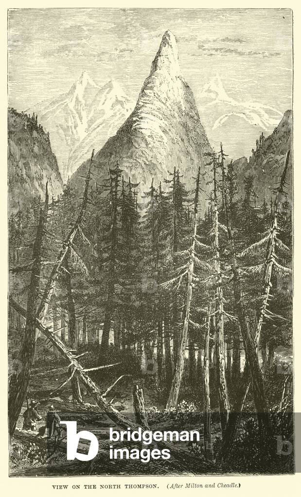 View on the North Thompson (engraving)