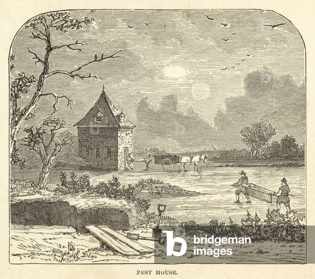Pest house (engraving)