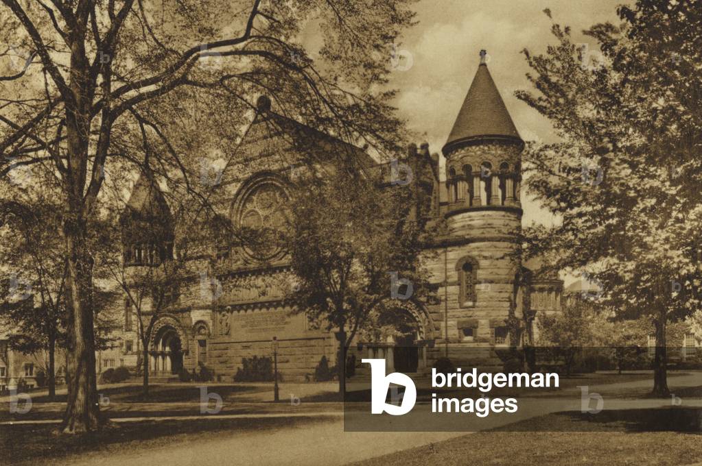 Princeton University: Alexander Hall (b/w photo)