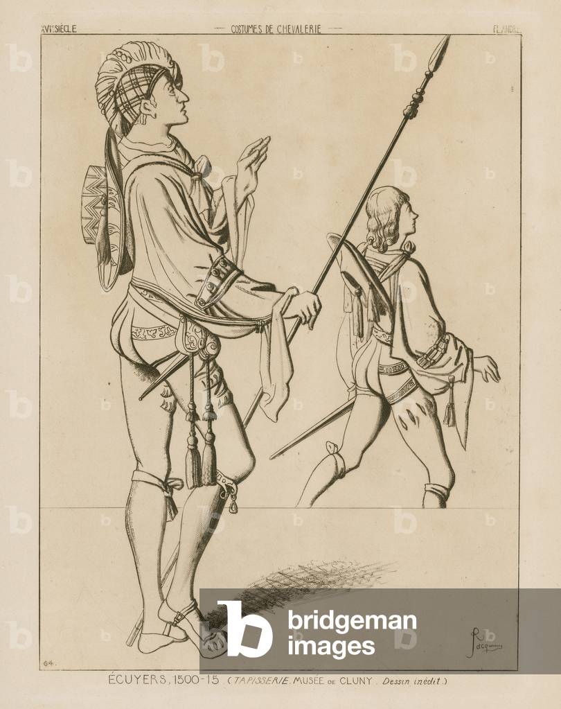 Squires, 1500-1515 (engraving)