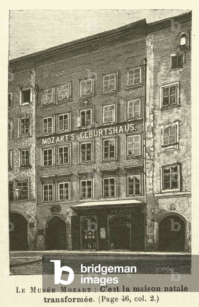 Le Musee Mozart (engraving)
