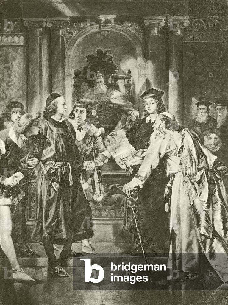 Merchant of Venice. Act IV-Scene I (gravure)