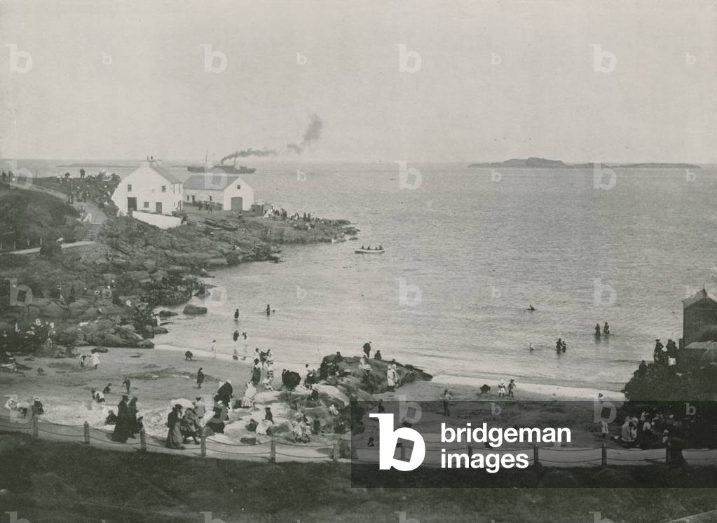 Portrush, the Bathing-Place (b/w photo)