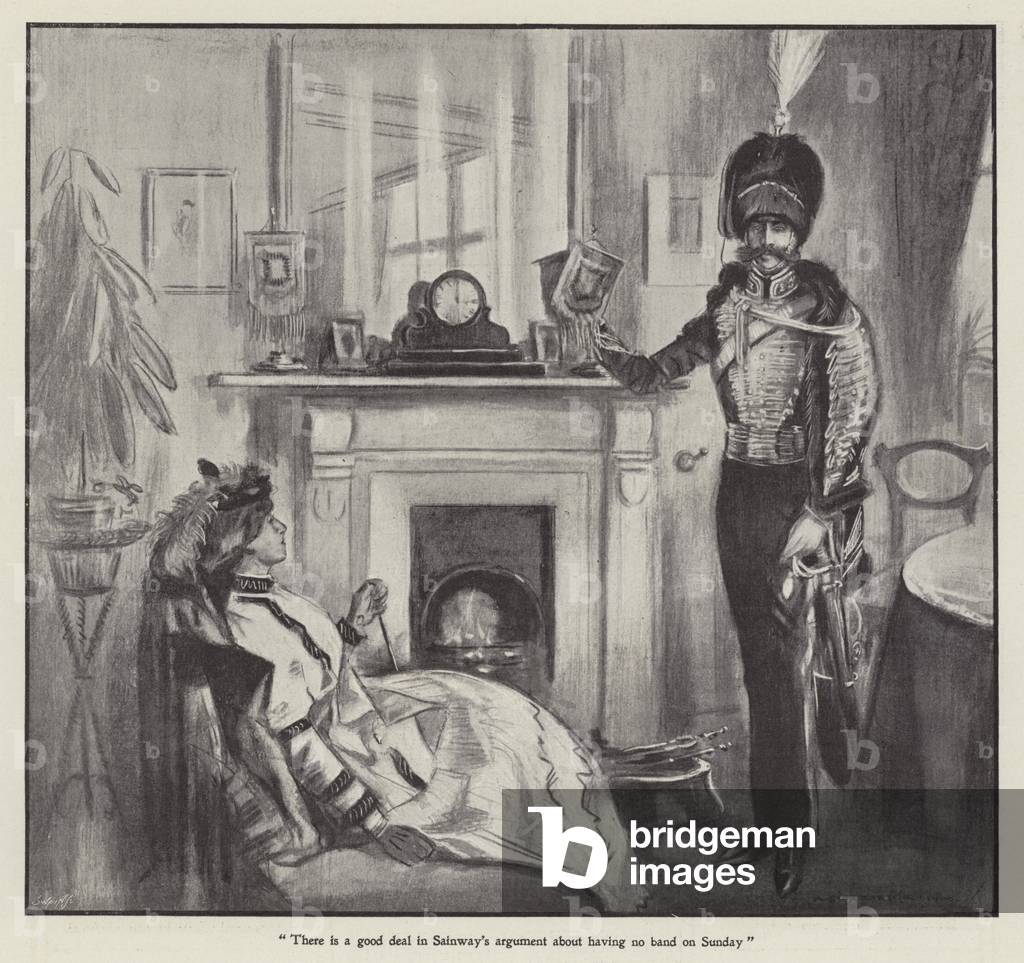 Scene from A Changed Man by Thomas Hardy (litho)