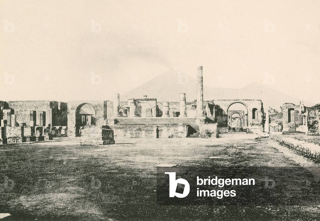 The Temple of Jove in the Civil Forum as it is (gravure)