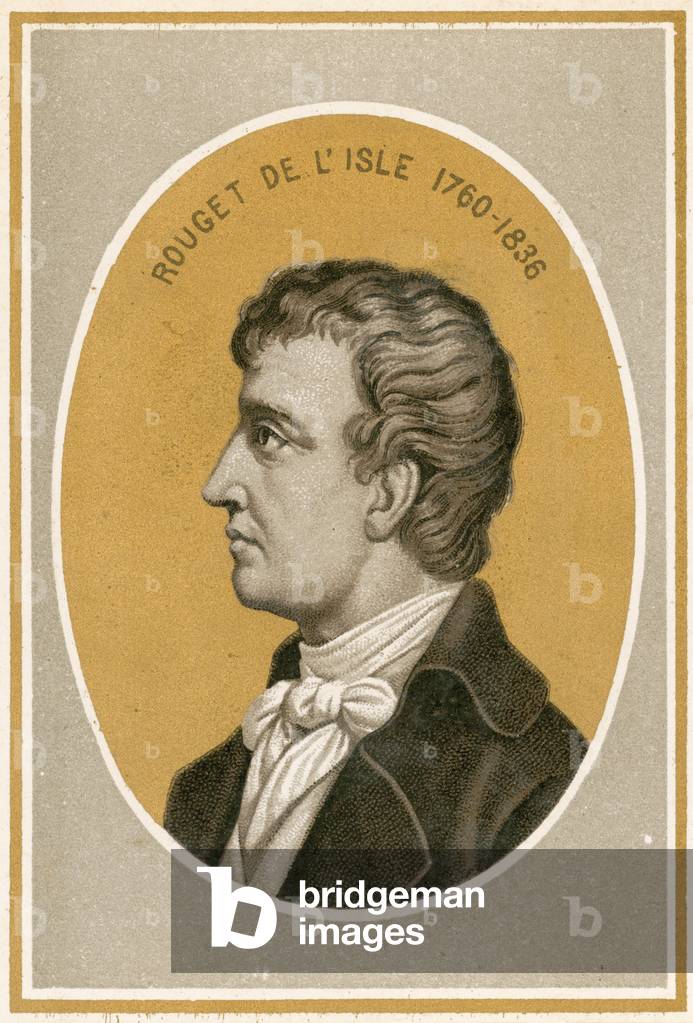 Rouget de L'Isle (colour litho)