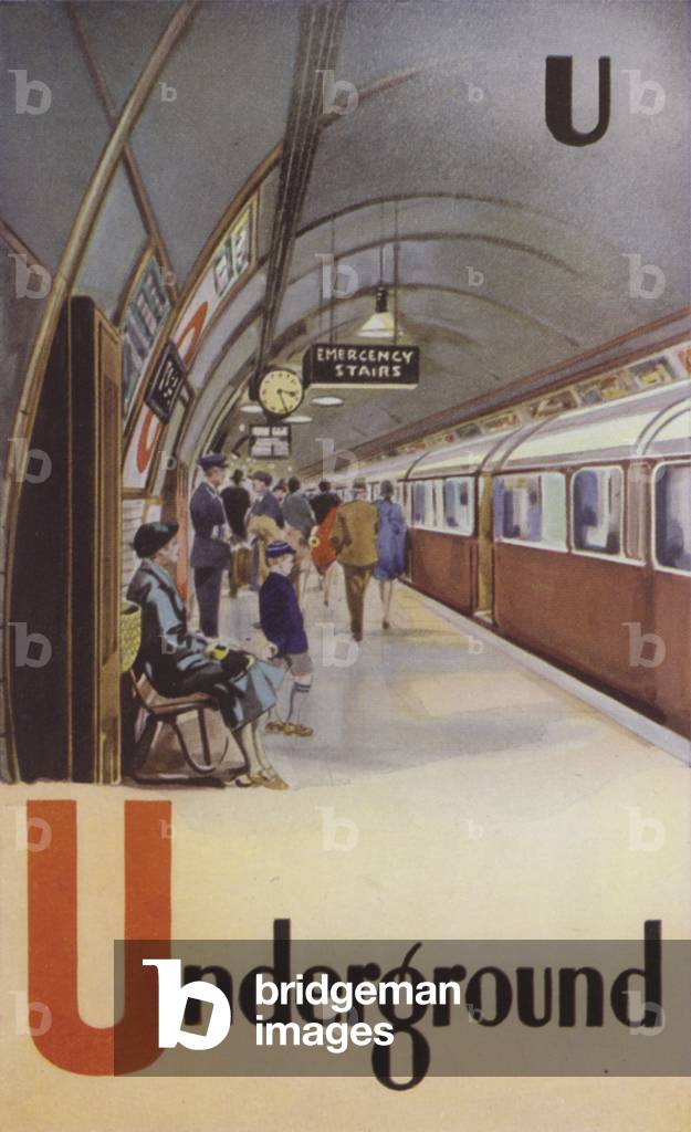 U, Underground (colour litho)