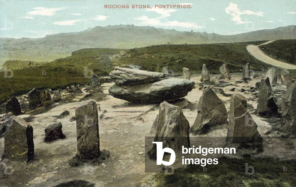 Rocking Stone, Pontypridd (colour photo)