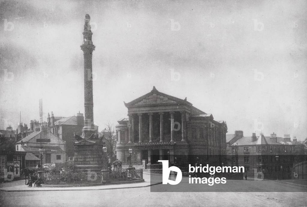 Glasgow: Langside Monument (b/w photo)