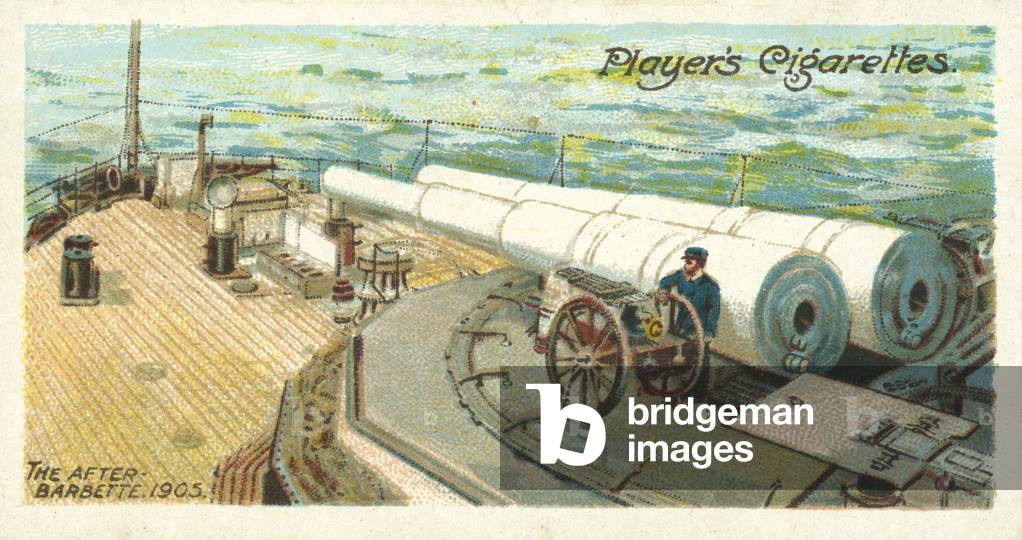 The after-barbette, 1905 (chromolitho)