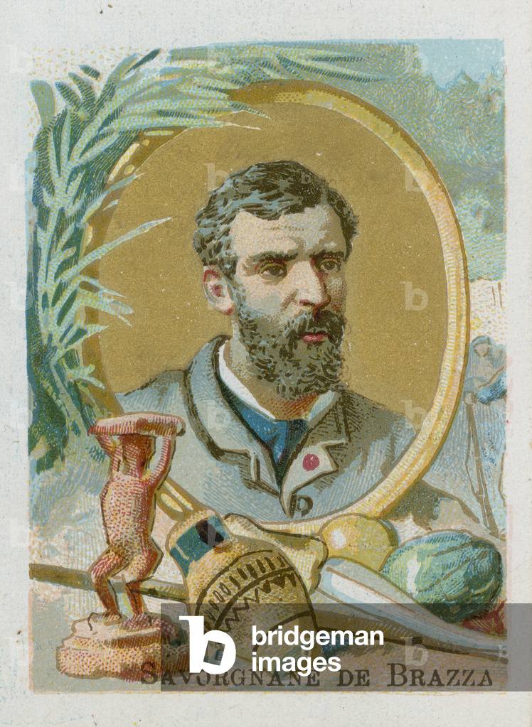 Pierre Savorgnan de Brazza (chromolitho)