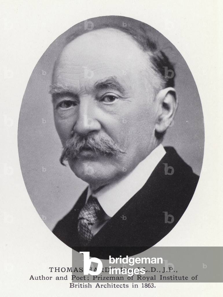 Prominent Men of London: Thomas Hardy (b/w photo)