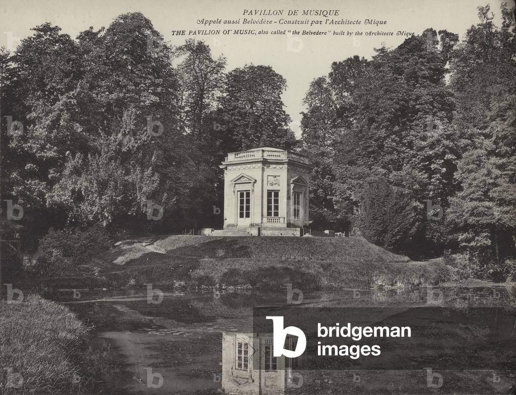 Versailles: Pavillon De Musique, Appele aussi Belvedere; The Pavilion of Music, also called 