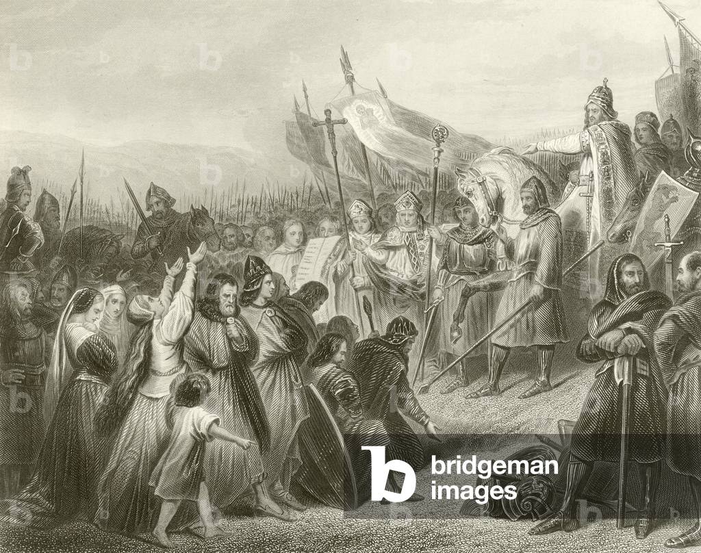 The submission of Witikind, 785 (engraving)