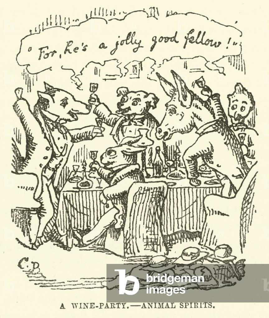 Illustration for Little Mr Bouncer and His Friend Verdant Green (engraving)