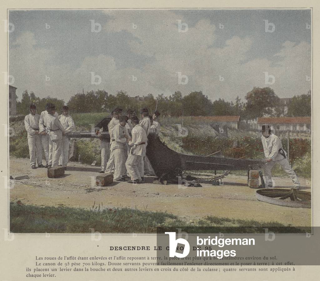 Descendre le Canon de 95 (coloured photo)