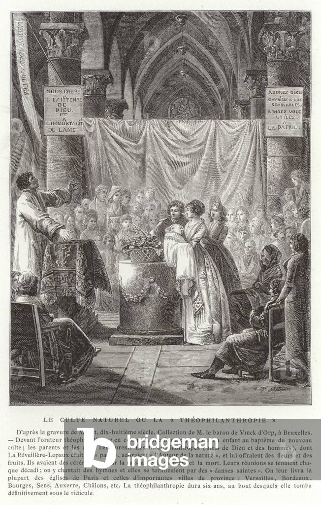 Theophilanthropic service (engraving)