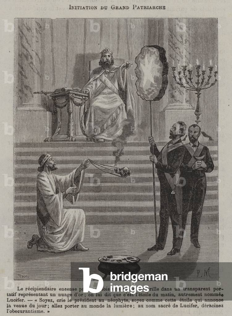 Initiation of a Grand Pontiff (engraving)