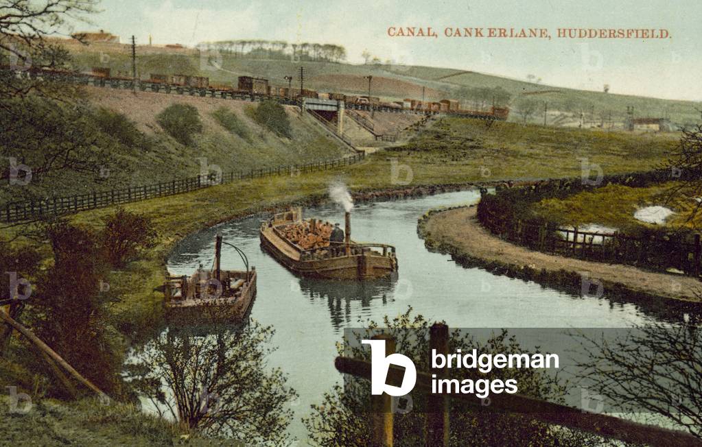 Huddersfield Broad Canal, Canker Lane, Huddersfield, Yorkshire (photo)