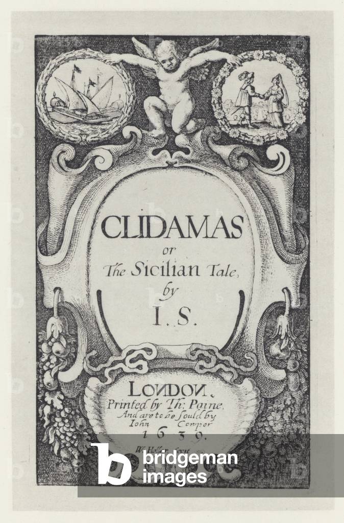 Clidamas, By J S T Paine for J Cowper 1639 (b/w photo)