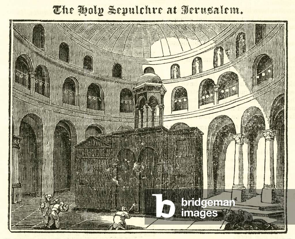 The Holy Sepulchre at Jerusalem (engraving)