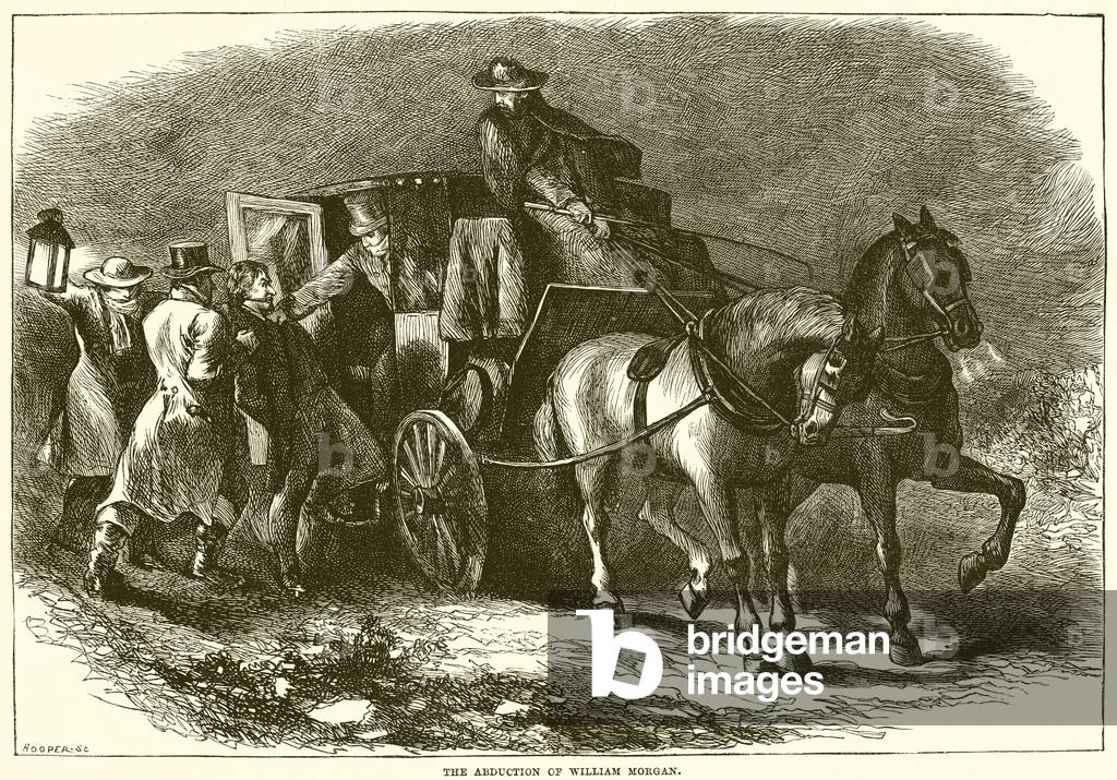 The abduction of William Morgan (engraving)