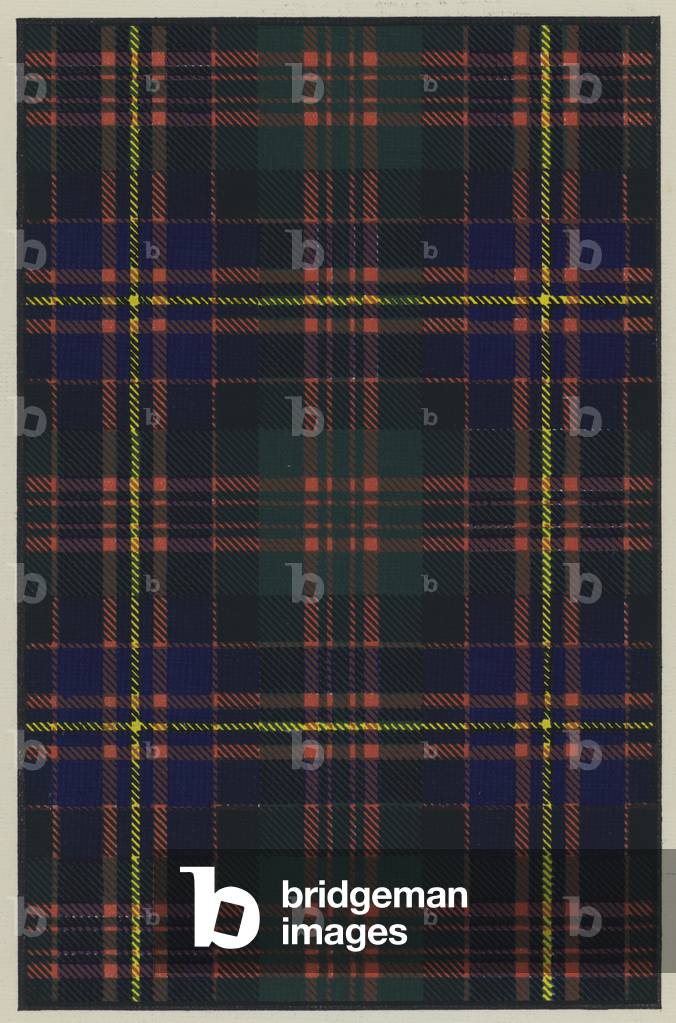 Clan and Tartan: Cameron, Erracht (colour litho)