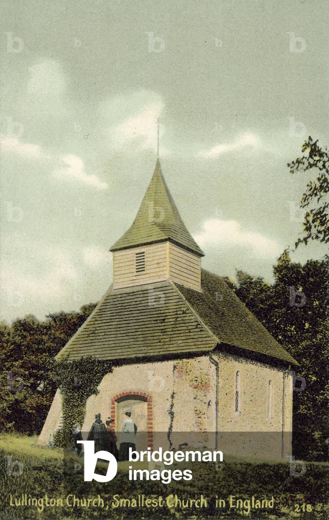 Lullington Church, South Downs, East Sussex (colour photo)