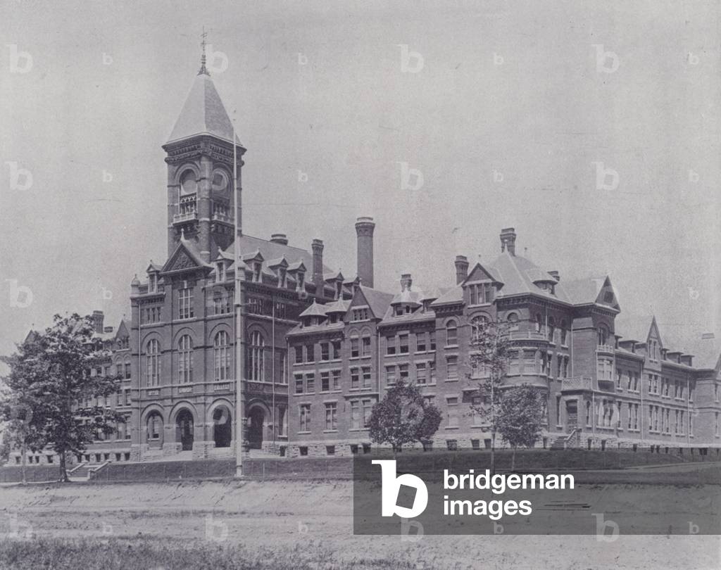 Canada: Upper Canada College, Toronto (b/w photo)