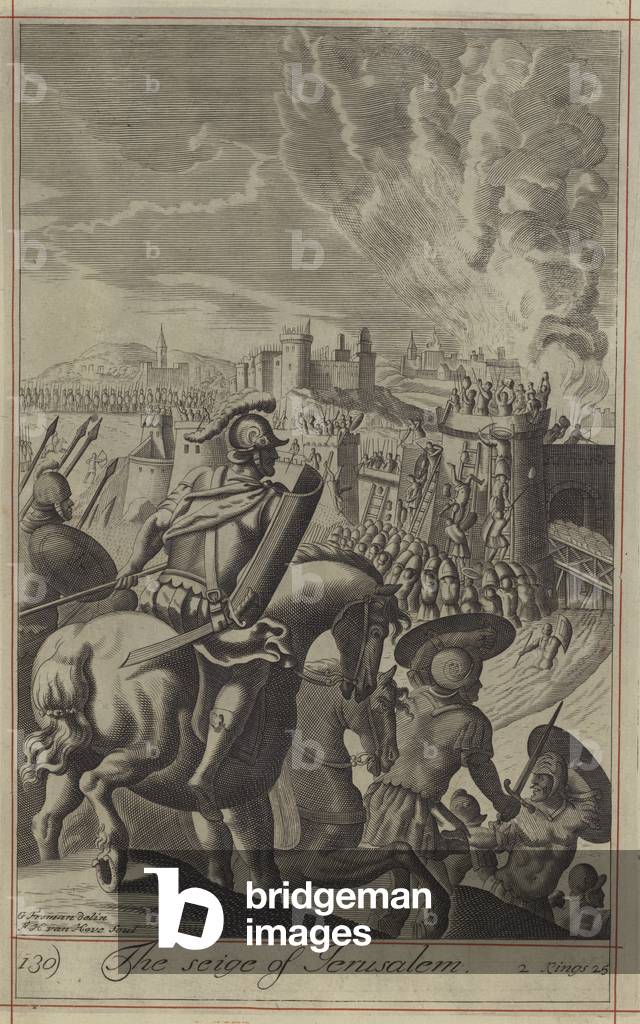 The seige of Jerusalem (engraving)