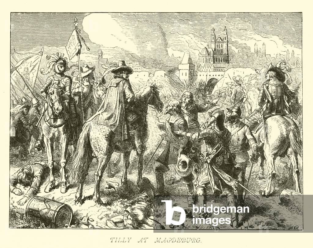 Tilly at Magdeburg (engraving)