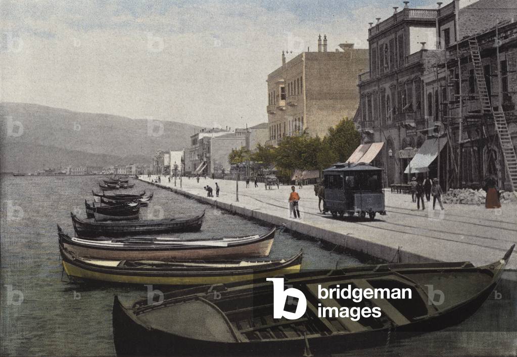 Smyrne, Le Port (colour photo)