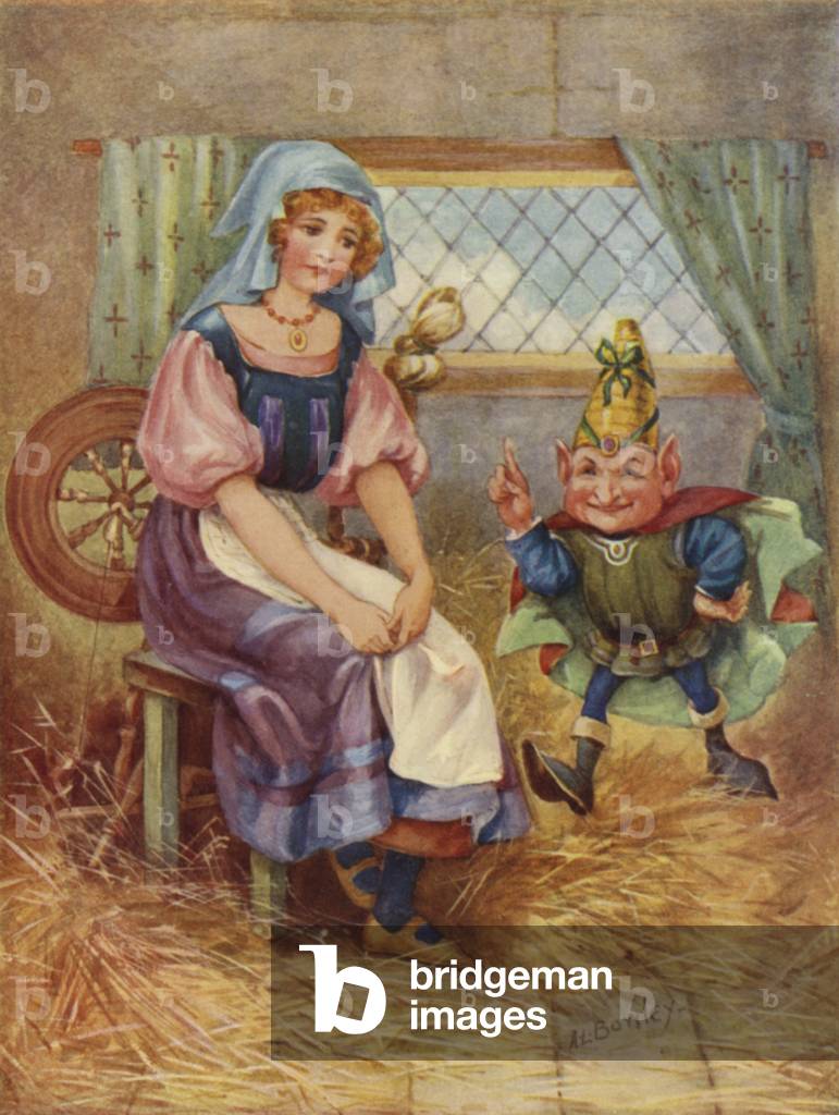 Rumpelstiltskin (colour litho)