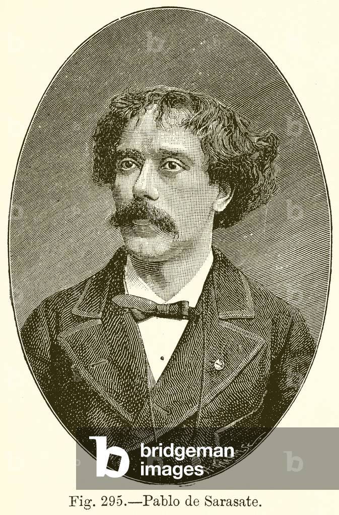 Pablo de Sarasate (engraving)