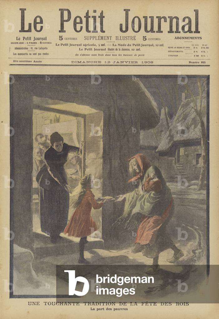 A touching Epiphany tradition (colour litho)